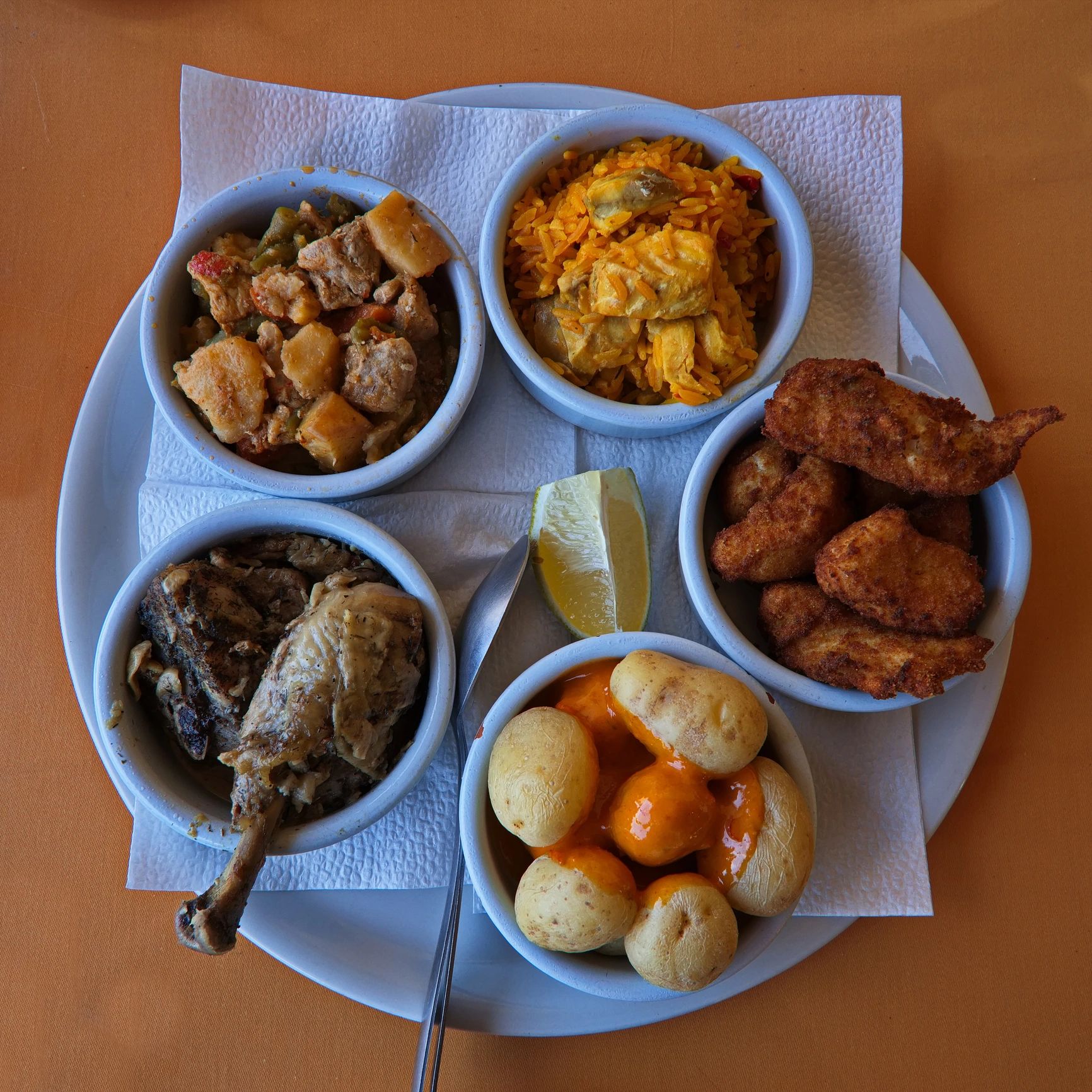 Mixed Spanish tapas selection